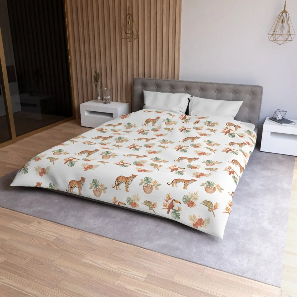 Tropical Floral Duvet - Exotic Paradise Escape - DipaliZ