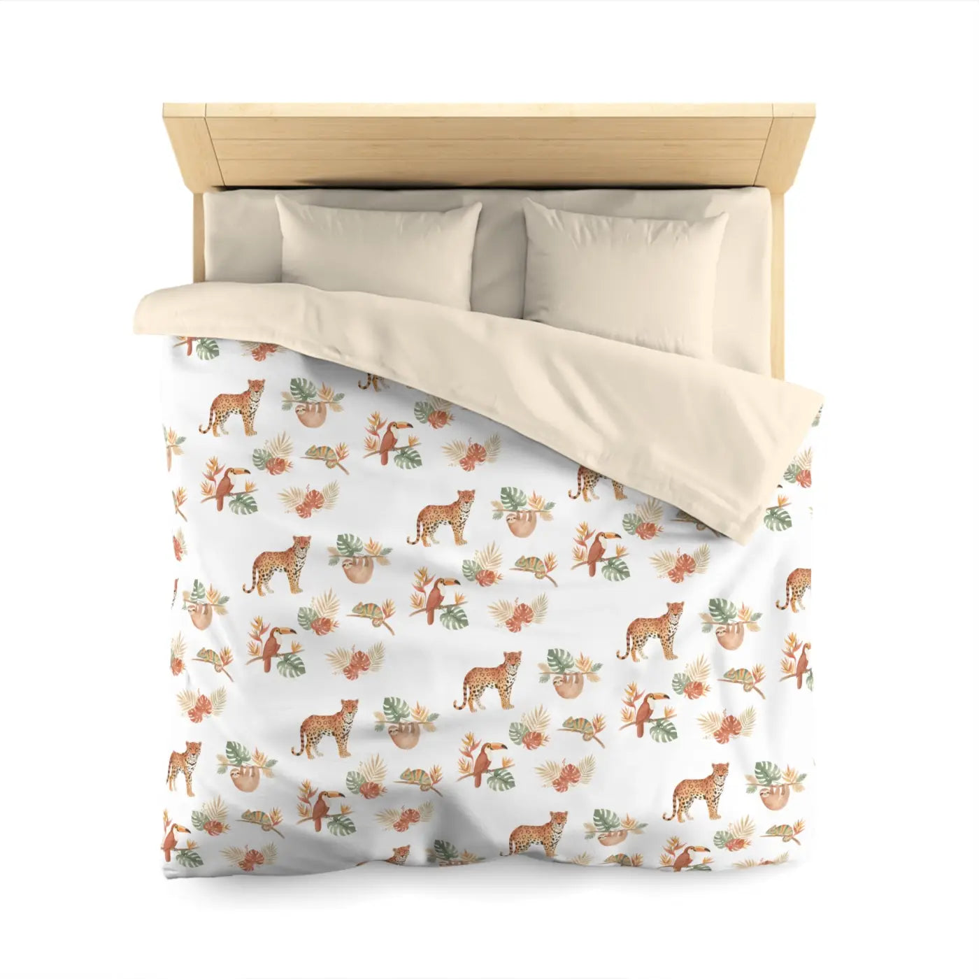 Tropical Floral Duvet - Exotic Paradise Escape - DipaliZ