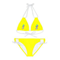 Upside down Pineapple Strappy Bikini Set