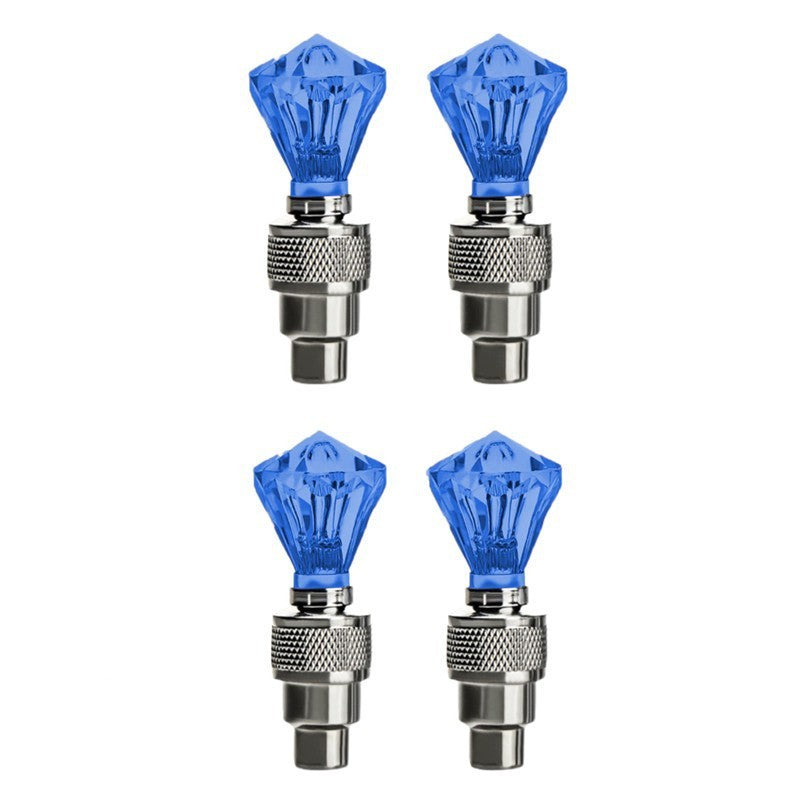 Mountain Bike Electric Motorcycle Inflating Valve Light Wheel Tire Core Hot Wheels Colorful Light