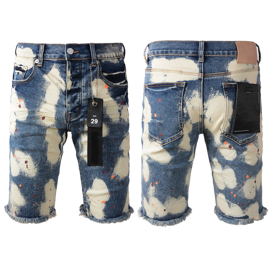 Personal Leisure Washed Light Color All-matching Jeans