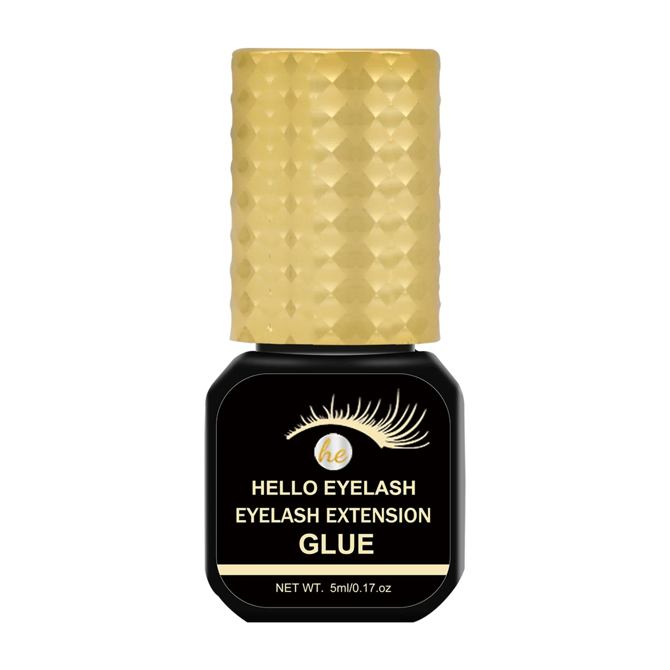 DIY 5ml Fast Drying Strong False Eye Lash Extension Glue Adhesive Retention 7-14 days Low Smell Mink Eyelash Glue at home