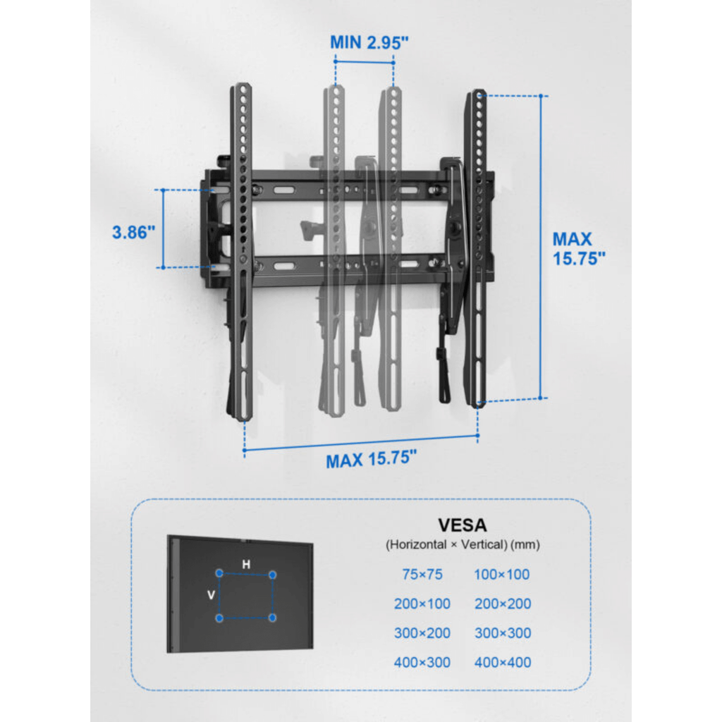ErgoAV Tilt Mount for TVs 40" to 55"