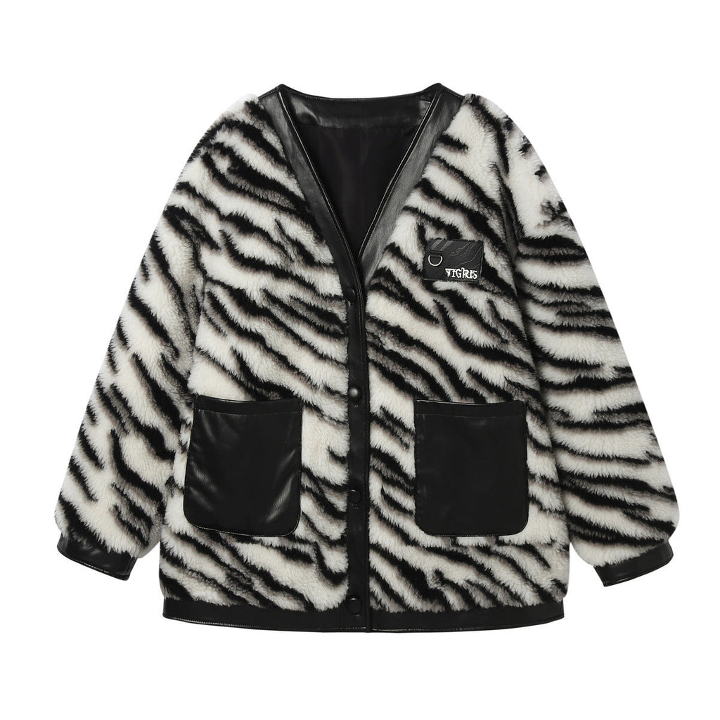 Fashion Winter New Pattern Fur Coat