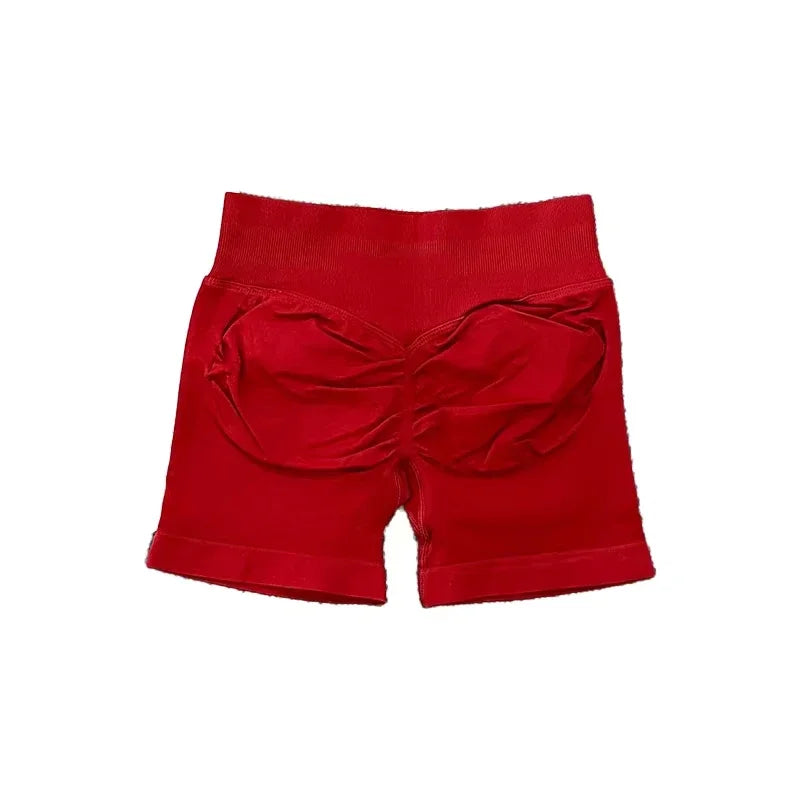 Impact Shorts with Logo Women Seamless Yoga - Scrunch Bum - Gym - Workout - Biker - Fitness
