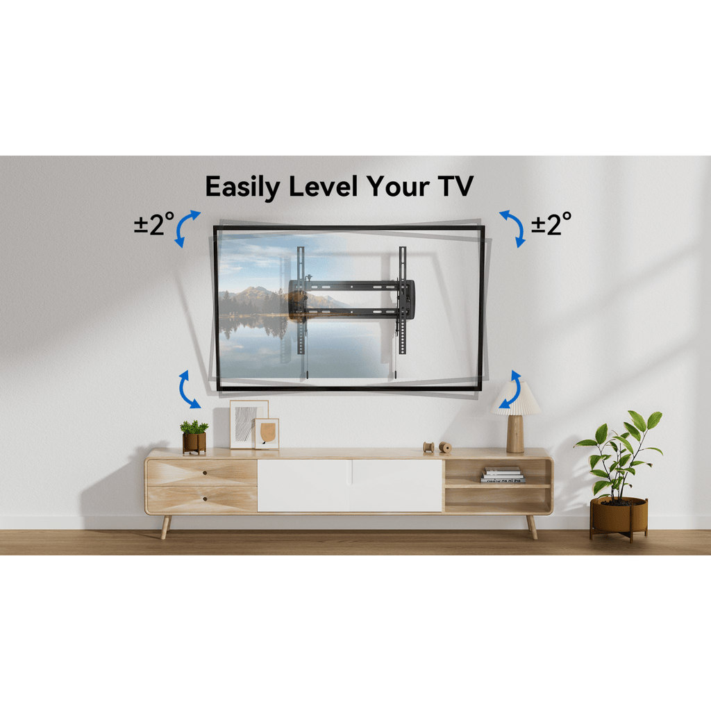 ErgoAV Medium Tilt TV Mount with Level Adjust for 32" to 65" TVs