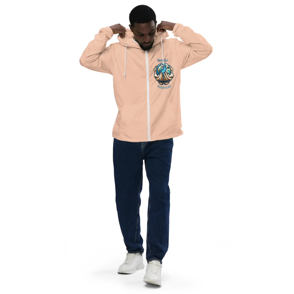 Lightweight Zip Windbreaker - Earth Day Explorations - DipaliZ
