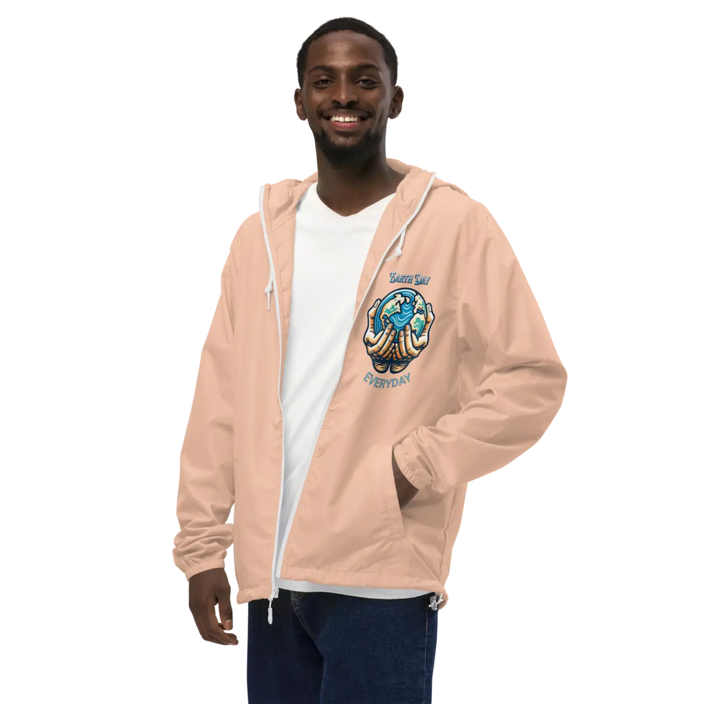 Lightweight Zip Windbreaker - Earth Day Explorations - DipaliZ