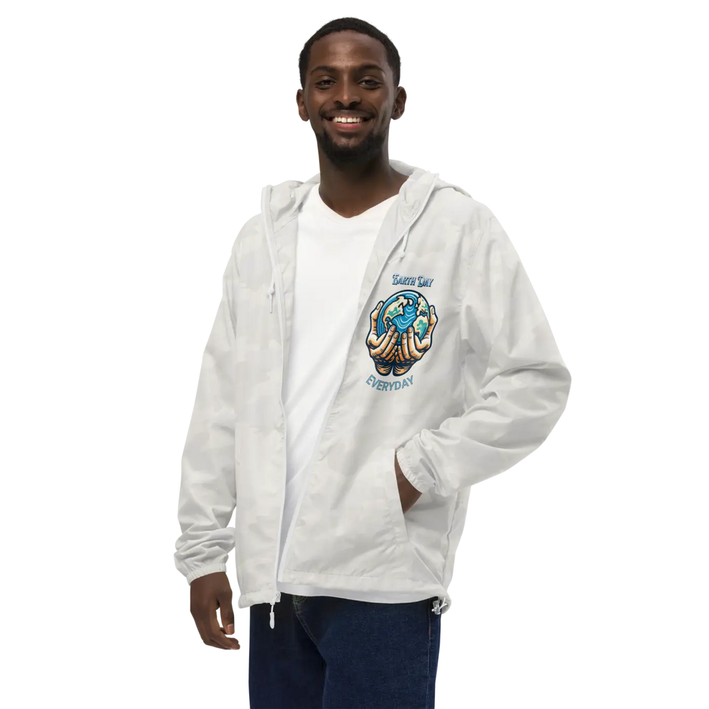 Lightweight Zip Windbreaker - Earth Day Explorations - DipaliZ