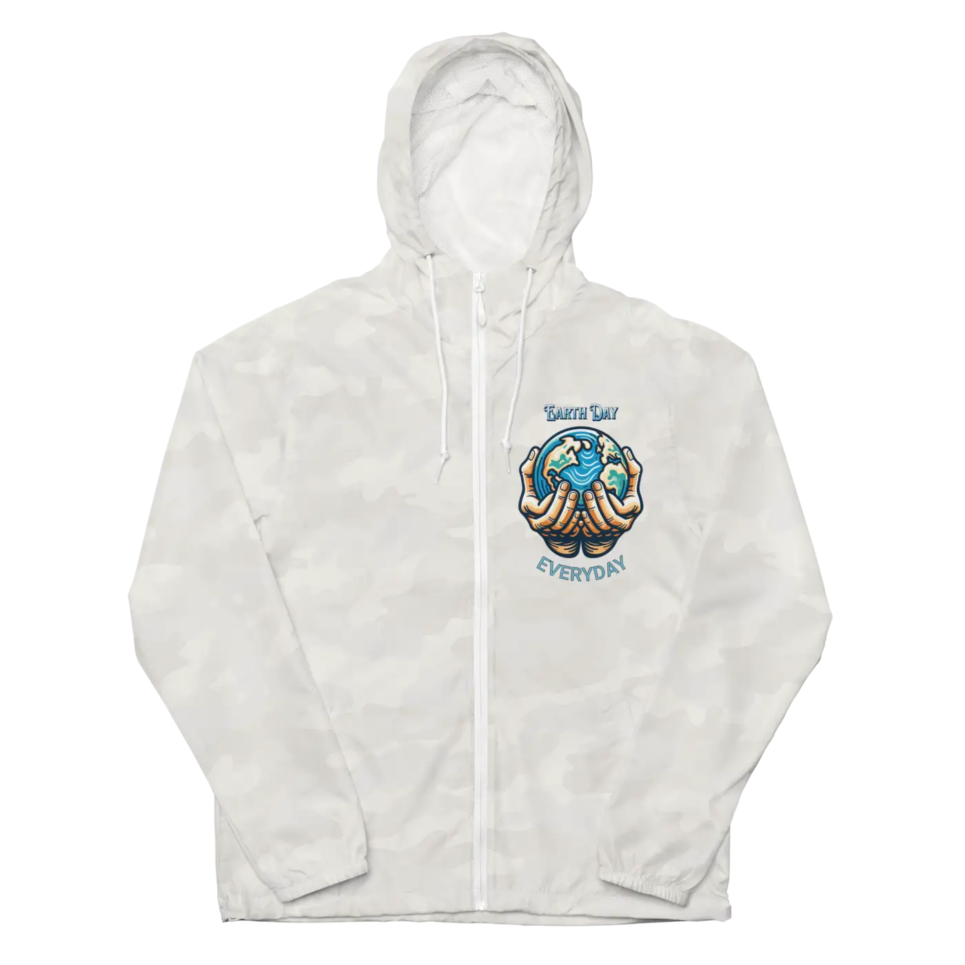 Lightweight Zip Windbreaker - Earth Day Explorations - DipaliZ