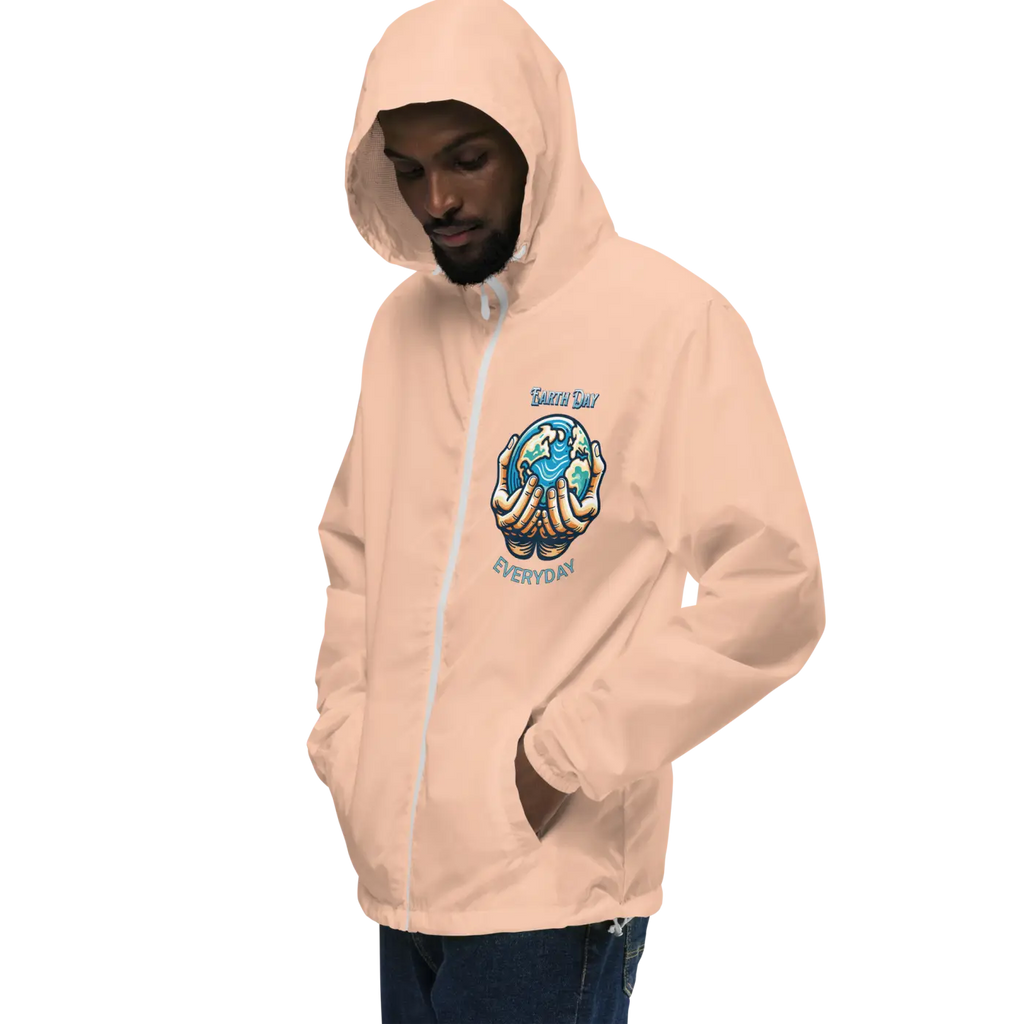 Lightweight Zip Windbreaker - Earth Day Explorations - DipaliZ