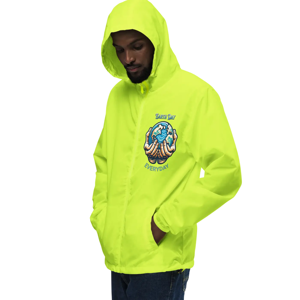 Lightweight Zip Windbreaker - Earth Day Explorations - DipaliZ
