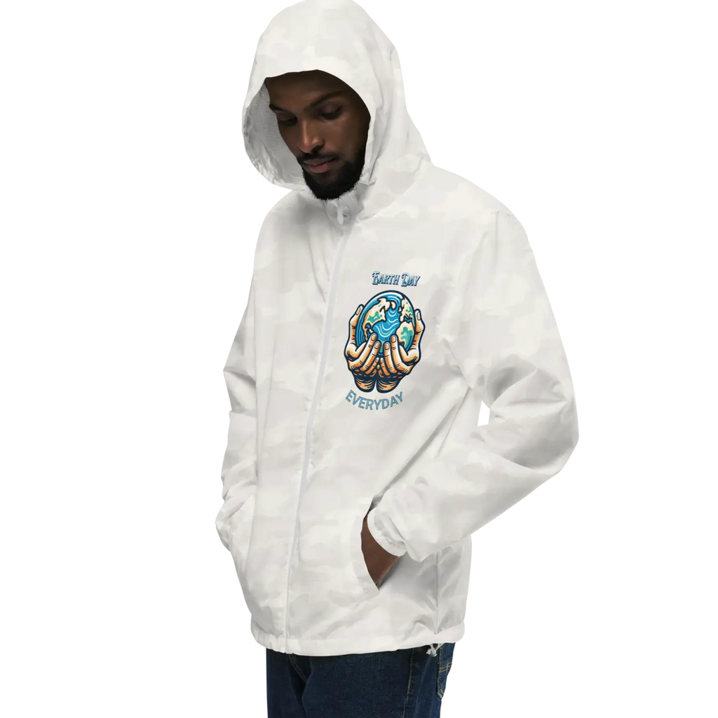 Lightweight Zip Windbreaker - Earth Day Explorations - DipaliZ