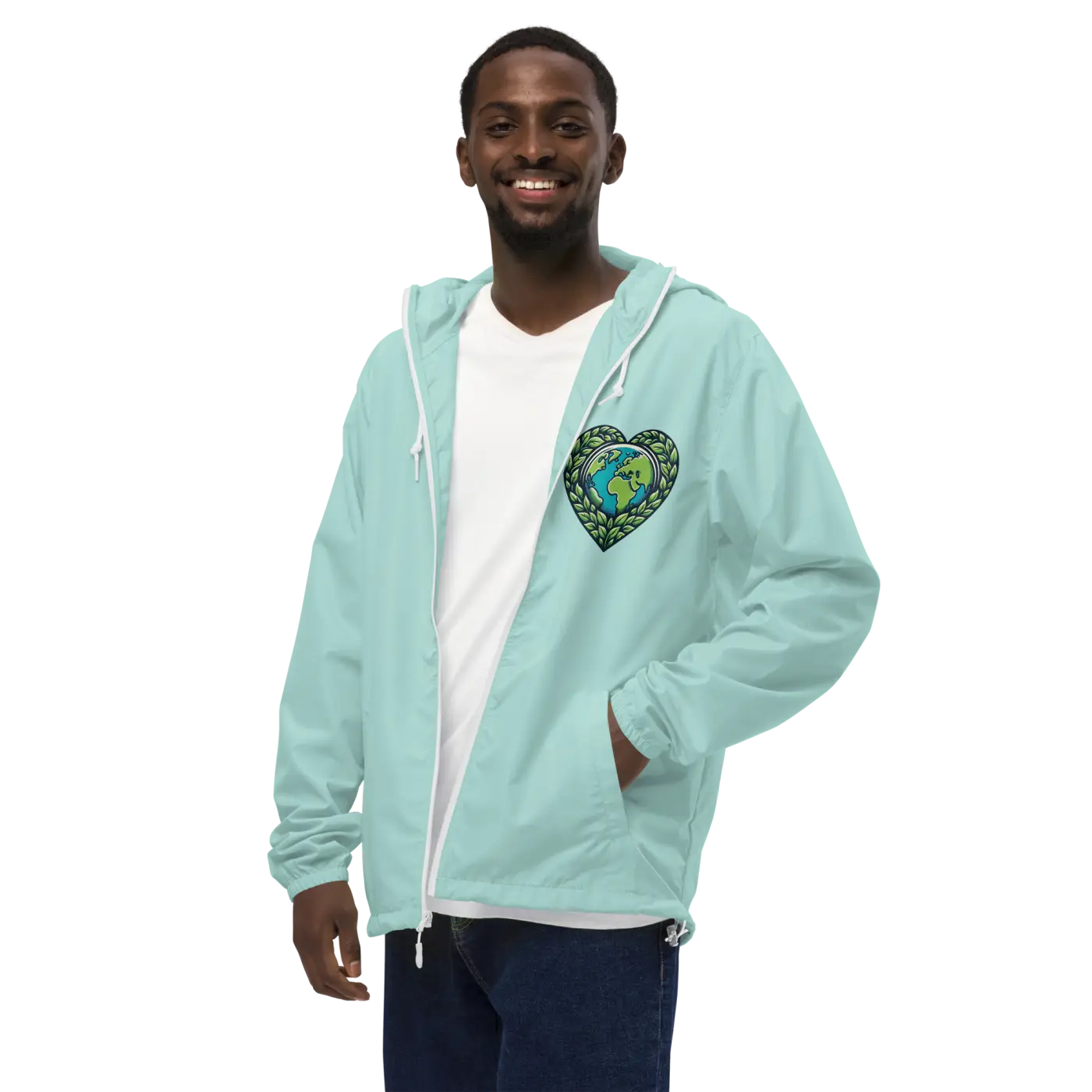 Lightweight Zip Windbreaker - Unisex Adventure Ready - DipaliZ