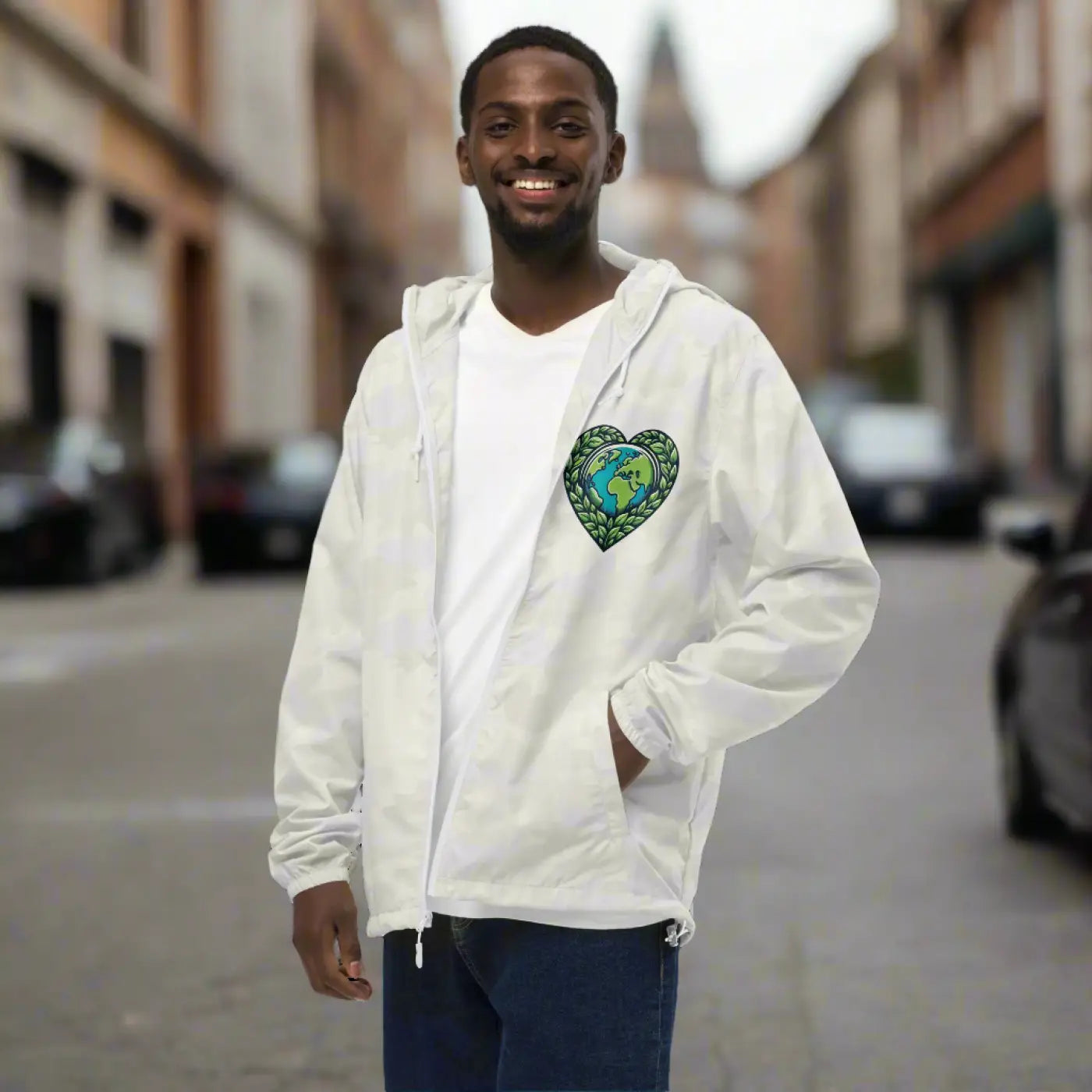 Lightweight Zip Windbreaker - Unisex Adventure Ready - DipaliZ