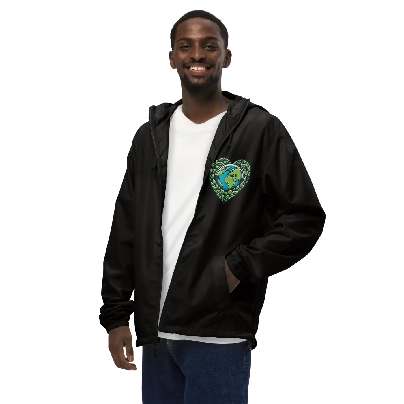 Lightweight Zip Windbreaker - Unisex Adventure Ready - DipaliZ