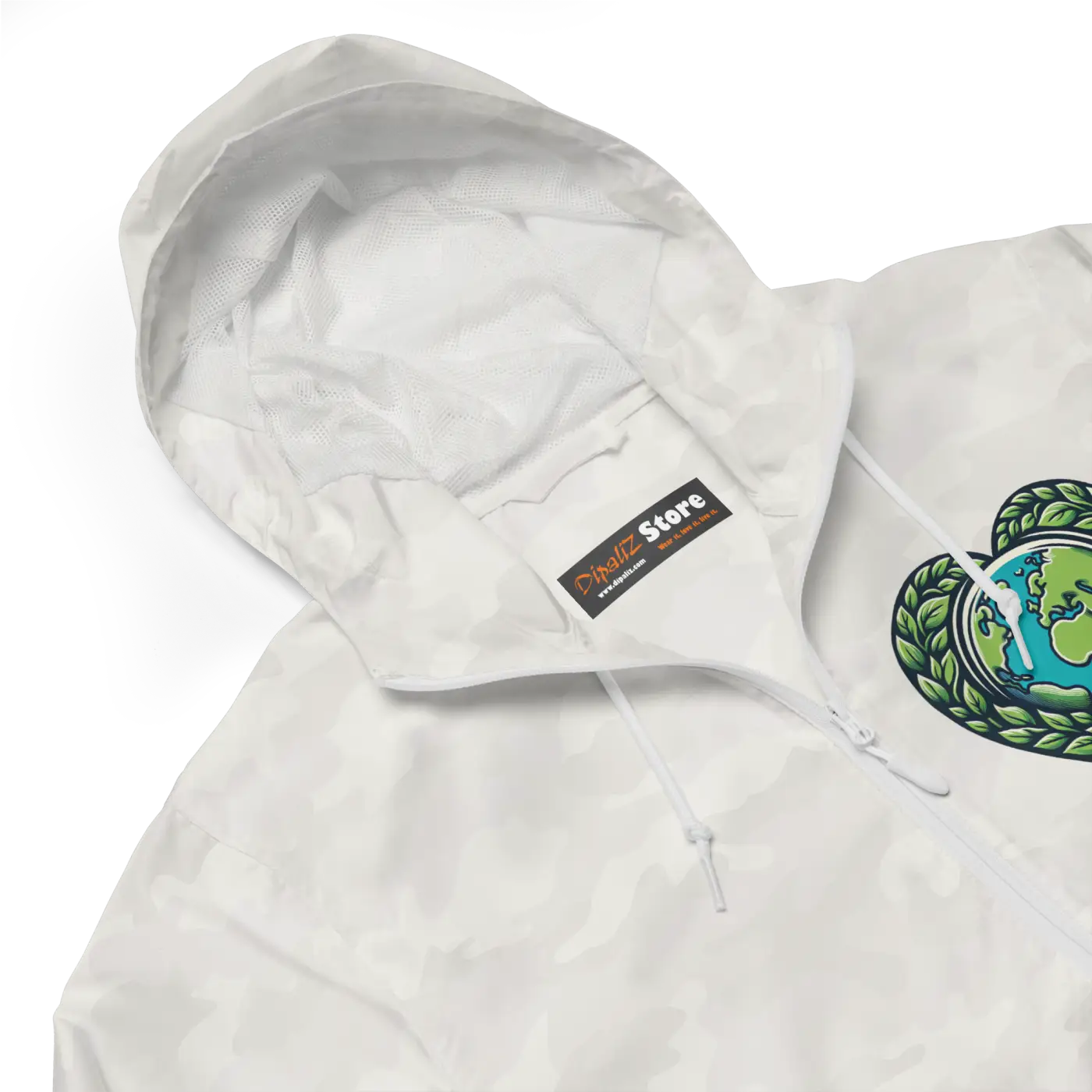Lightweight Zip Windbreaker - Unisex Adventure Ready - DipaliZ