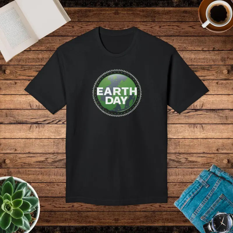 Sustainable Earth Day Cotton T-Shirt - Eco Friendly Tee - DipaliZ