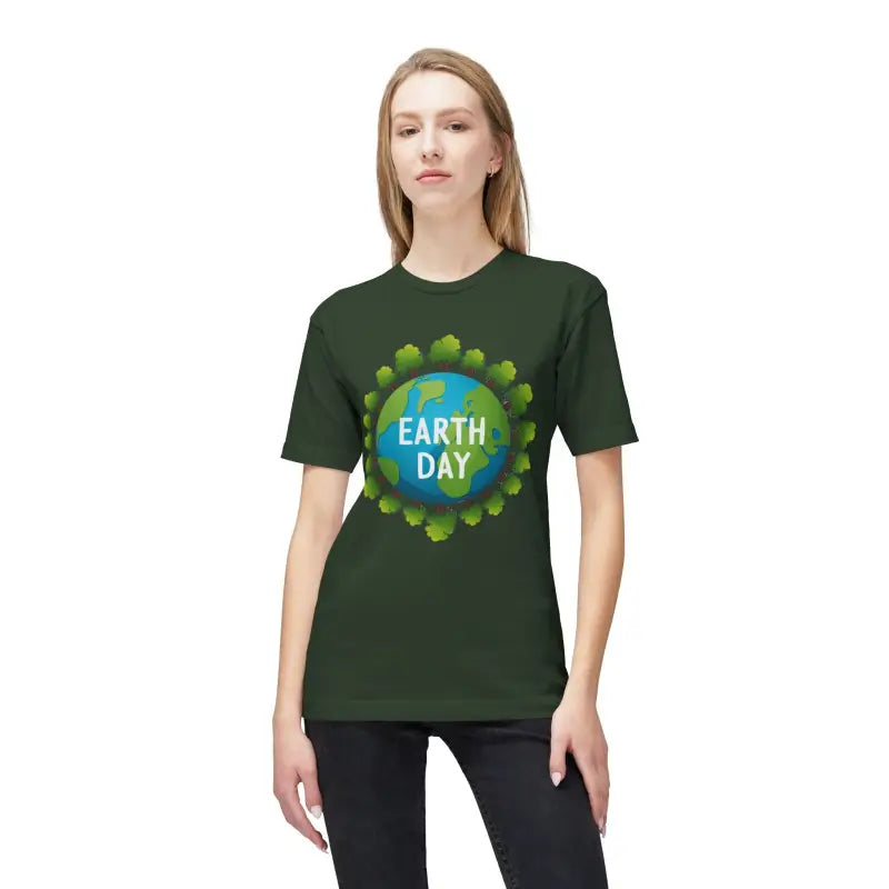 Earth Day T-Shirt - Stylish Trees Design - DipaliZ
