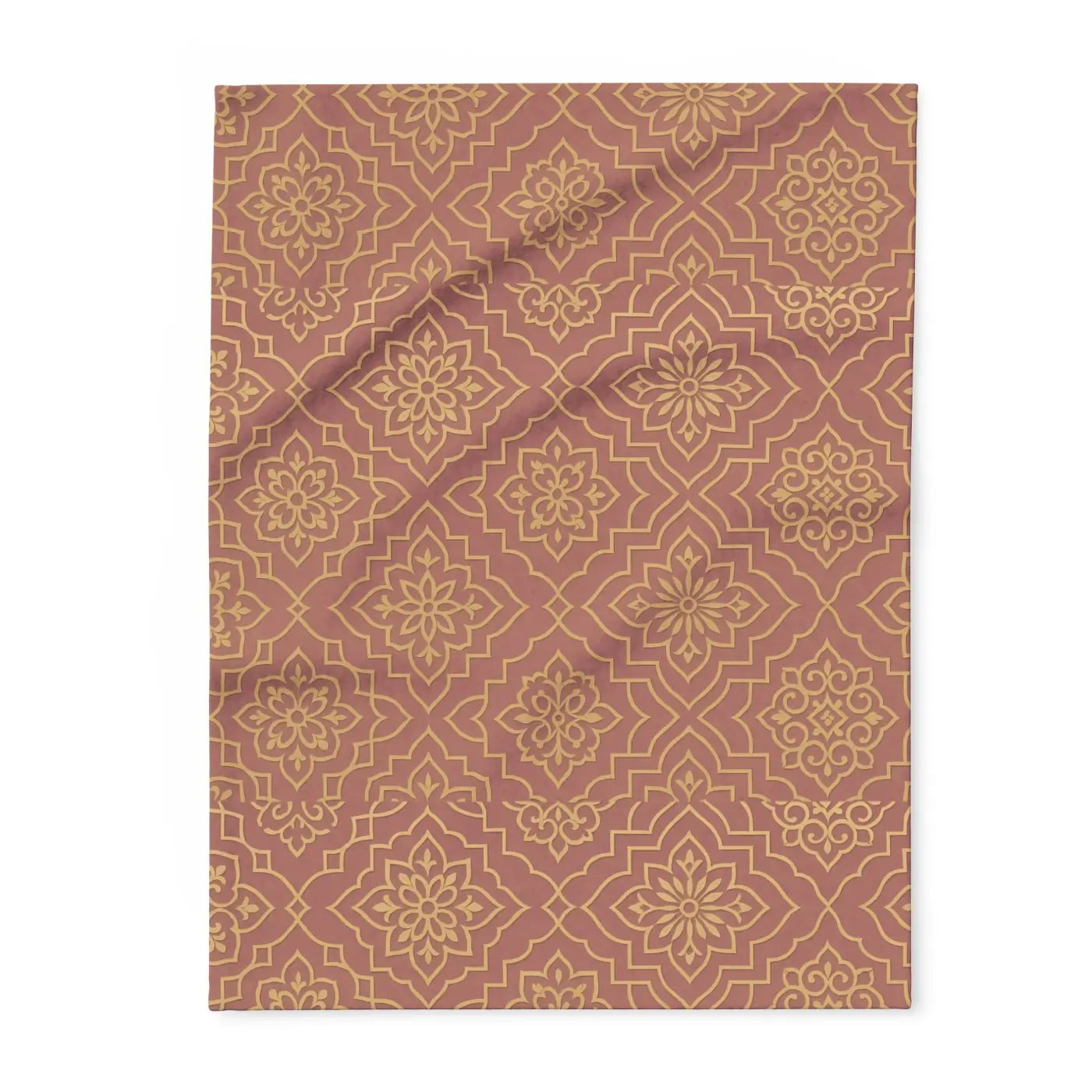 Arctic Fleece Blanket - Earthy Colored Boho Style - DipaliZ