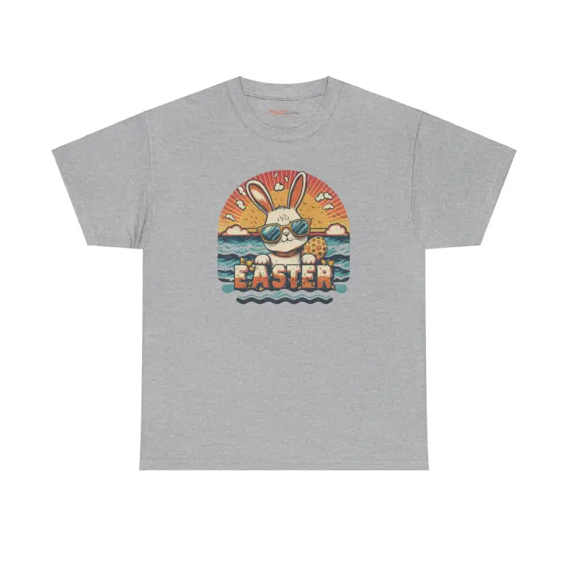Unisex Easter Bunny Heavy Cotton Tee - Holiday Comfort - DipaliZ