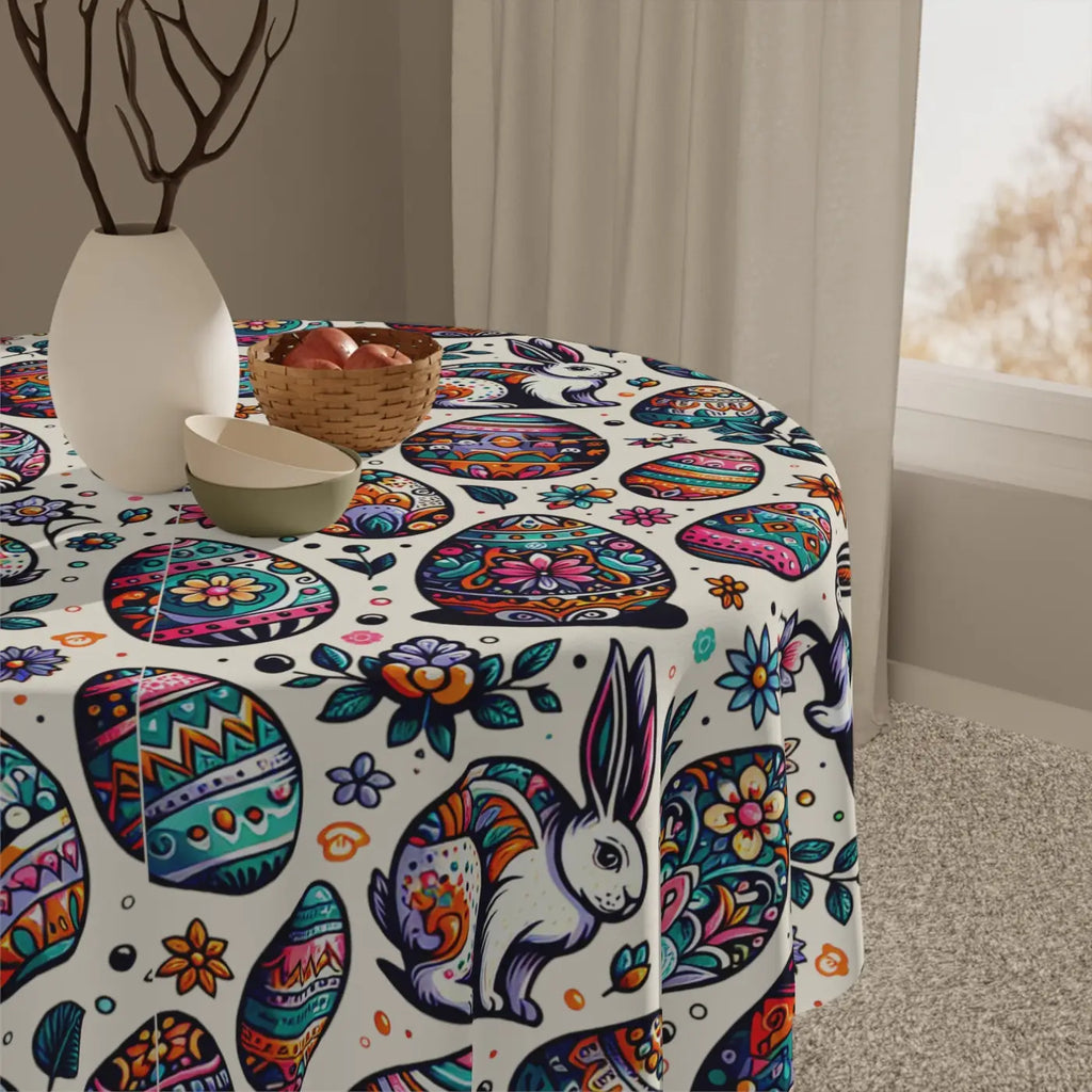 Easter Eggs Tablecloth - Springtime Celebration - DipaliZ