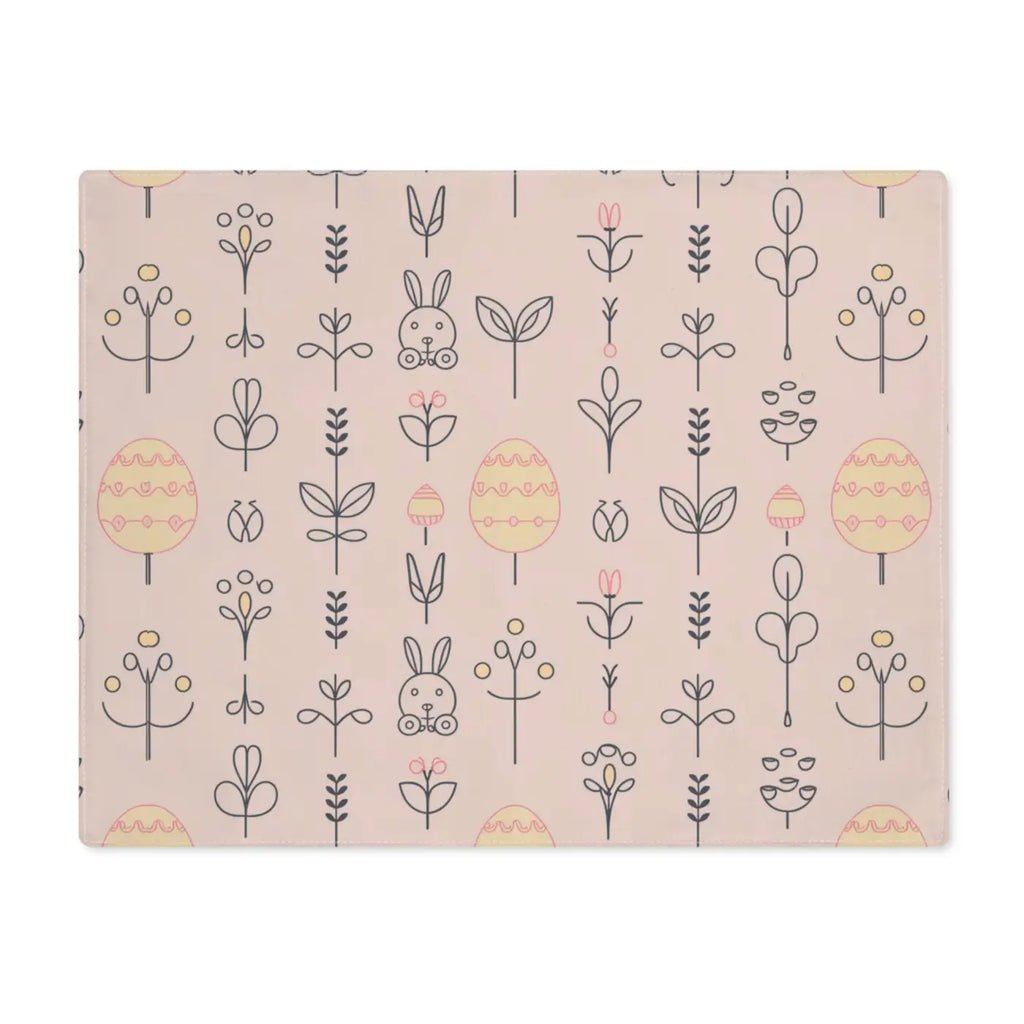 Bunny Placemat - Vibrant Cotton Dining Table Decor - DipaliZ