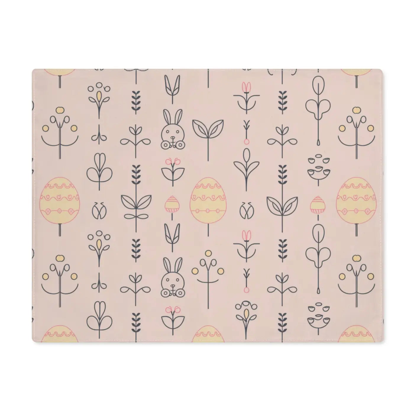 Bunny Placemat - Vibrant Cotton Dining Table Decor - DipaliZ