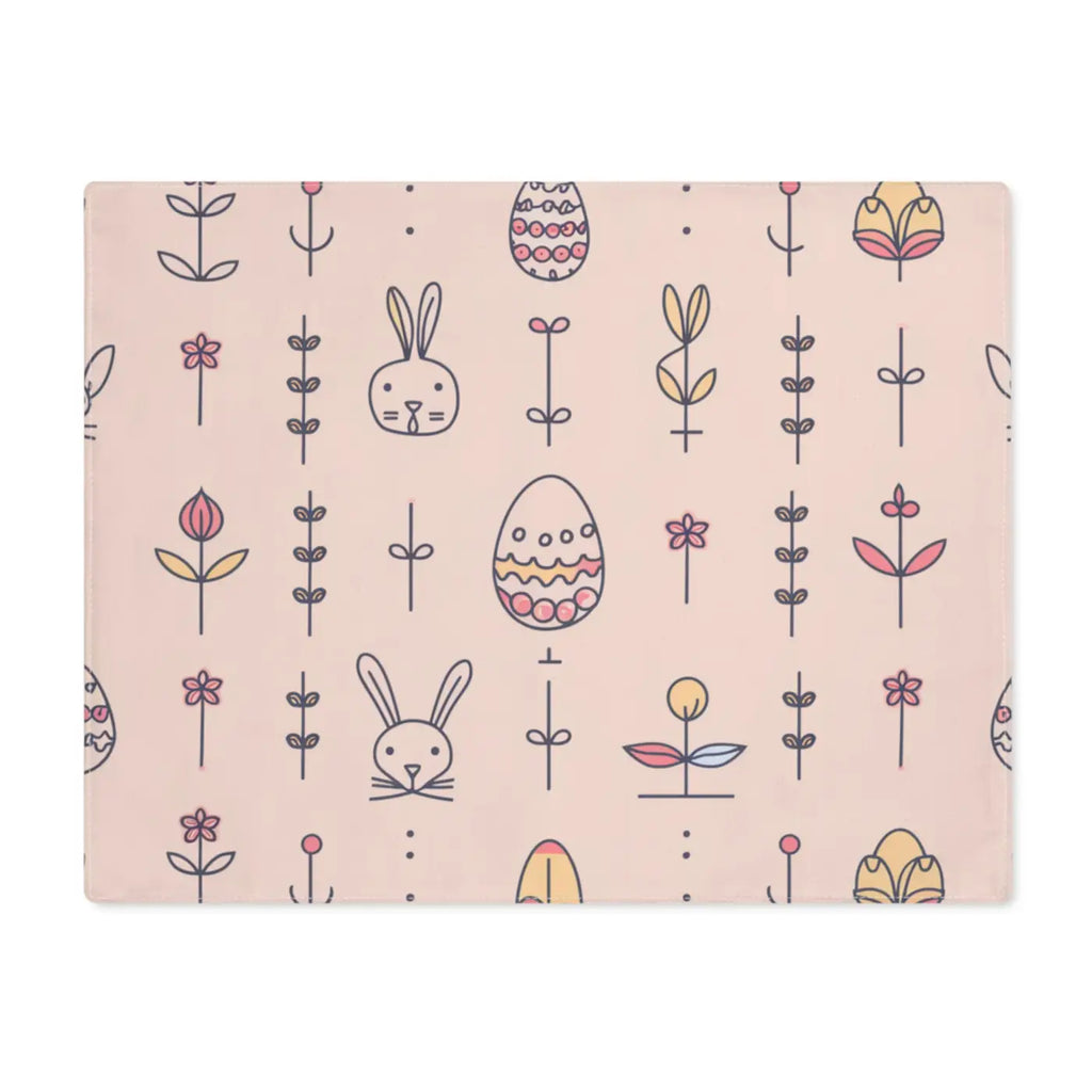 Easter Bunny Placemat - Cotton Table Decor for Spring - DipaliZ