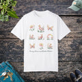 Easter Floral Wishes Unisex Tee - Bunny Kisses Spring - DipaliZ