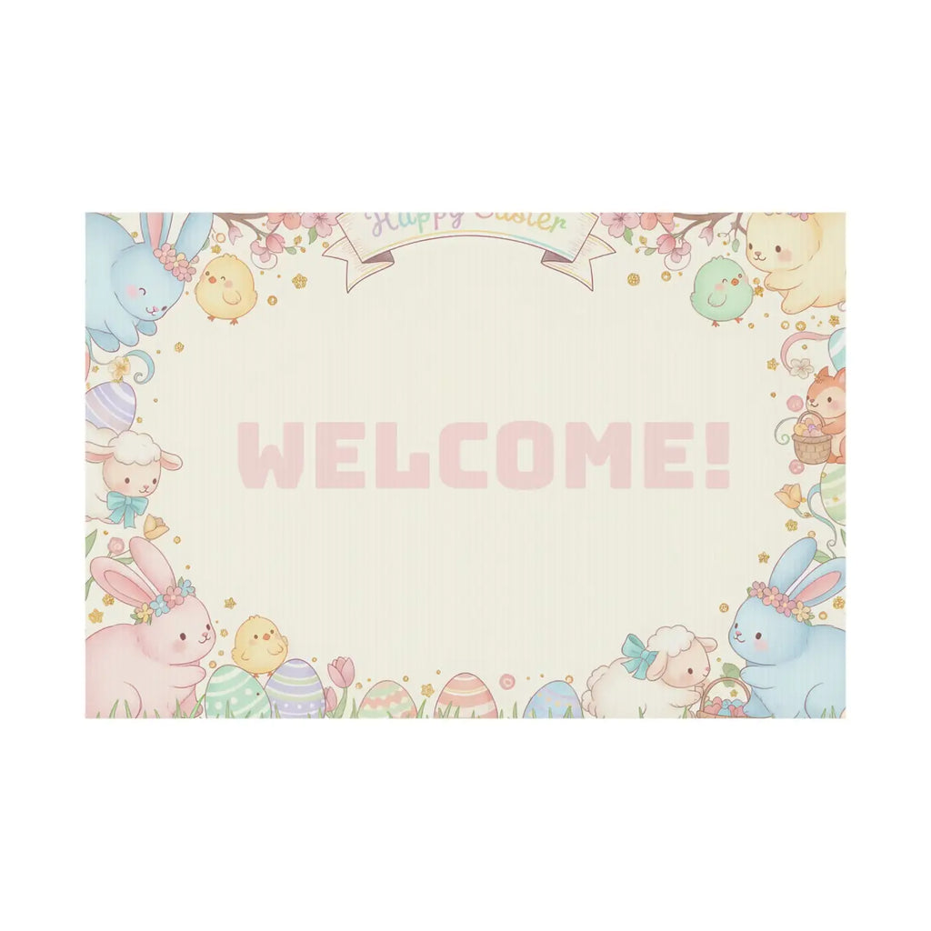Easter Bunny Plastic Yard Sign - Springtime Joy Decor - DipaliZ
