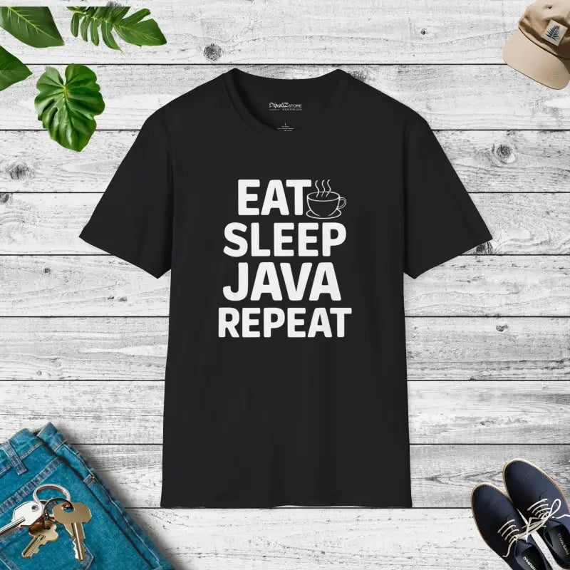 Programmer T-Shirt - Eat Sleep Java Repeat Tee - DipaliZ