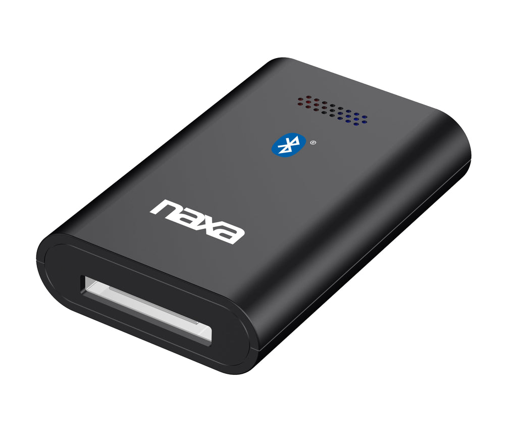 Naxa Wireless Audio Adapter with Bluetooth® for iPod® and iPhone® Dock and AUX Input Connectors (NAB-4002)