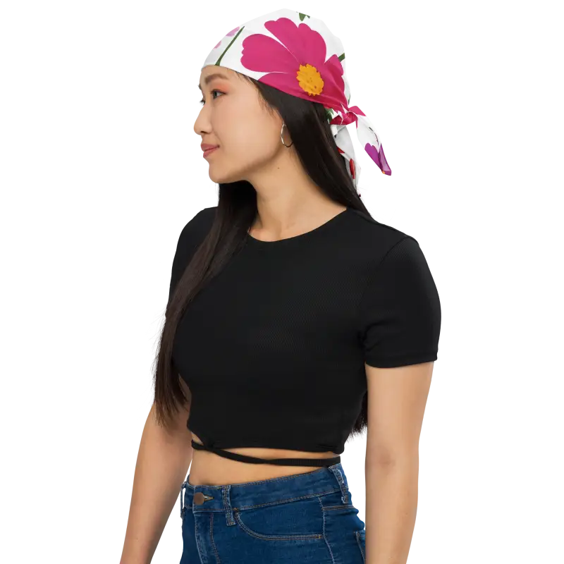 Print Bandana - Eco-Friendly Polyester Accessory - DipaliZ