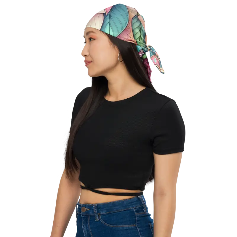 Print Bandana - Eco-Chic Vibrant Design Polyester - DipaliZ