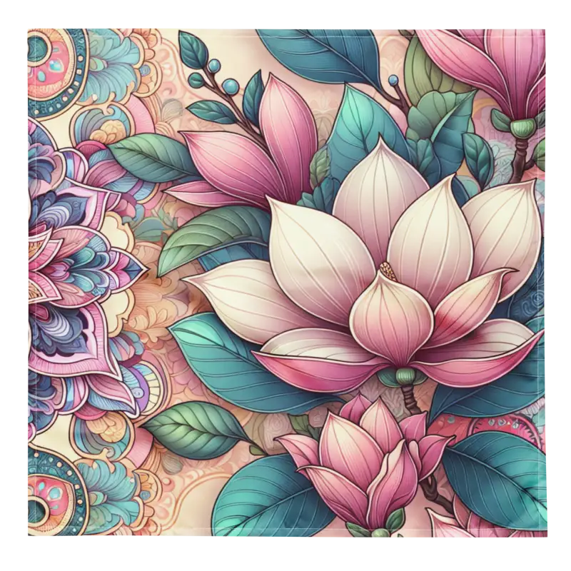 Print Bandana - Eco-Chic Vibrant Design Polyester - DipaliZ