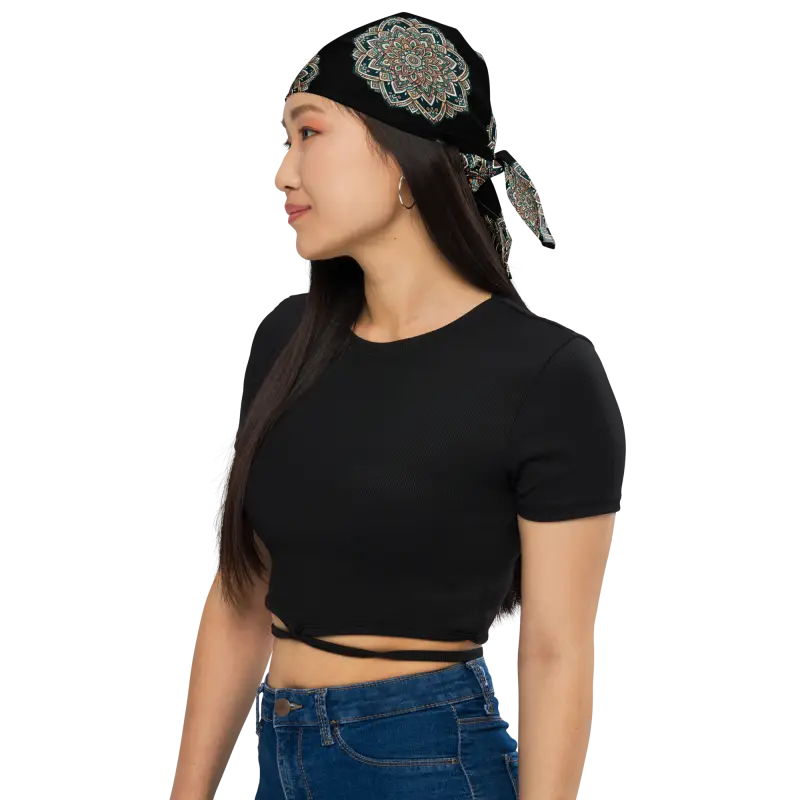 Dynamic Print Bandana - Eco-Chic Fashion Accessory - DipaliZ