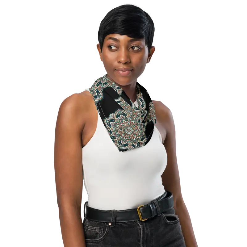 Dynamic Print Bandana - Eco-Chic Fashion Accessory - DipaliZ