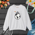 Earth Day Sweatshirt - Planet Earth Design Crewneck - DipaliZ