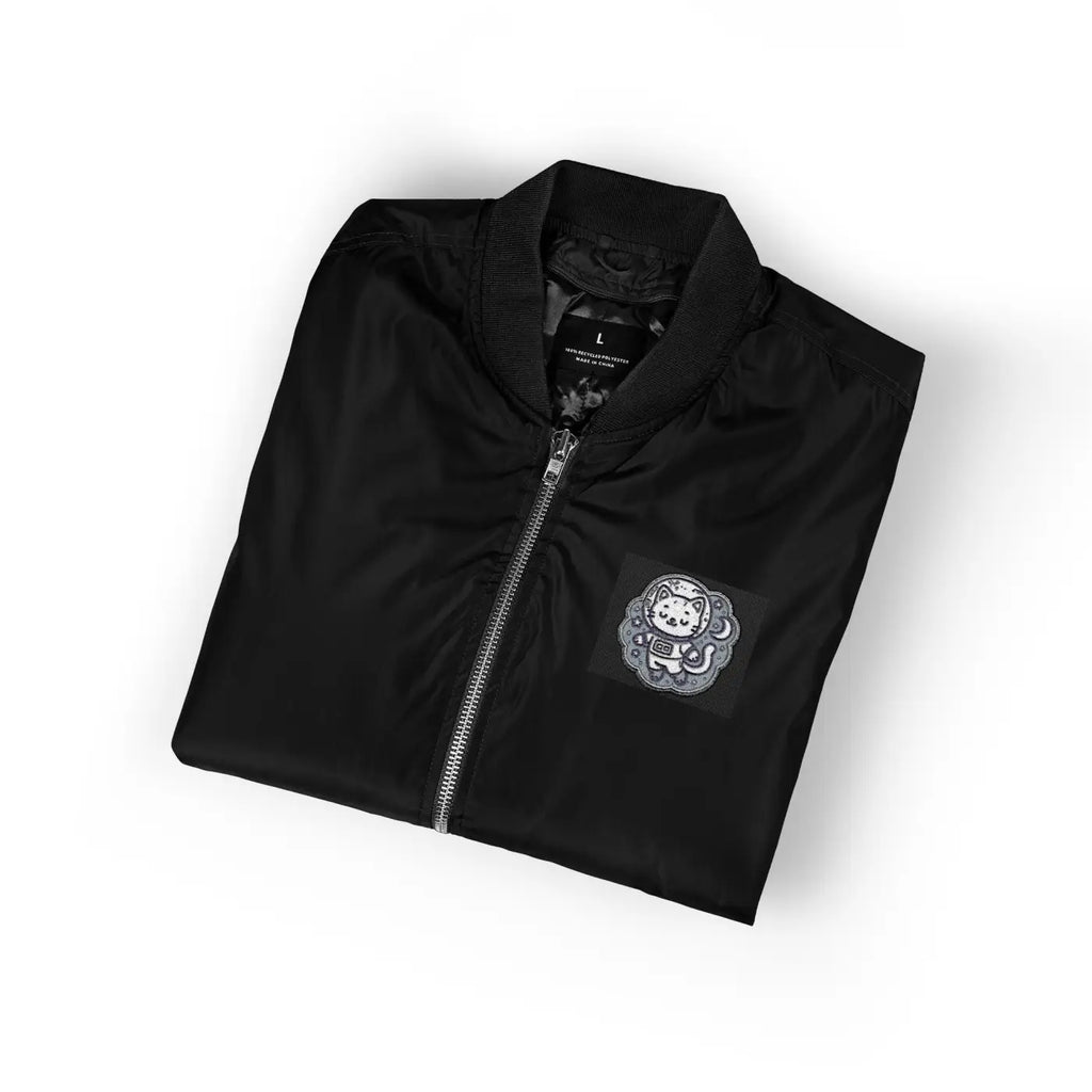 EcoWave Bomber Jacket - Recycled Polyester Lightweight Warmth - DipaliZ