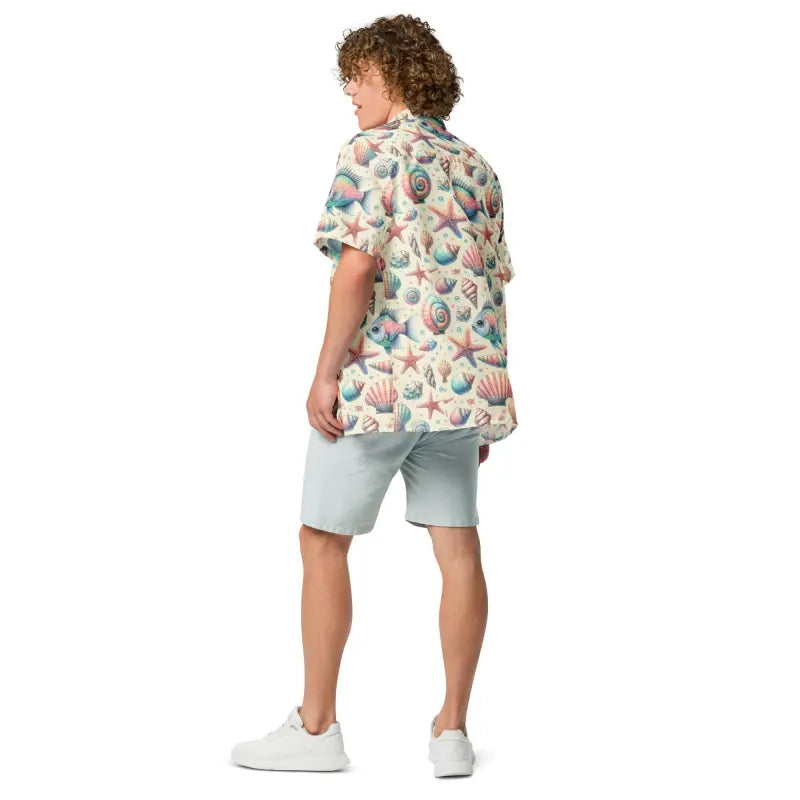 Unisex Button Shirt - Eco-Friendly Summer Style - DipaliZ
