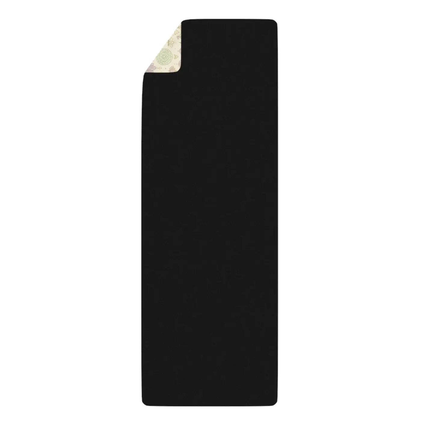 Floral Design Yoga Mat - Eco Rubber Home Workout Gear - DipaliZ