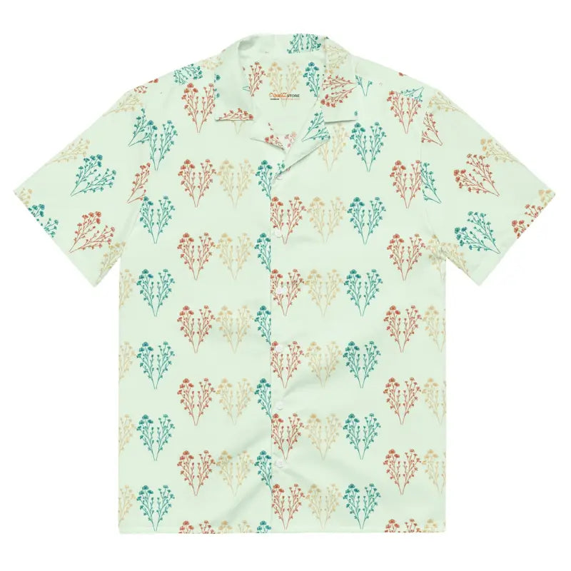 Wild Flowers Button Shirt - Eco-Friendly Summer Style - DipaliZ