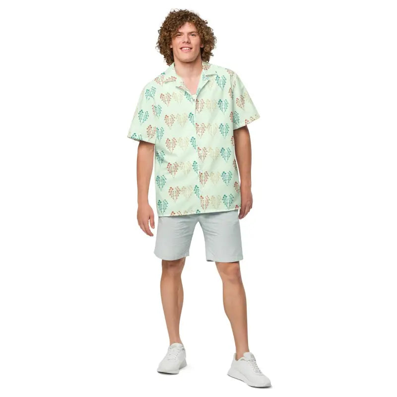 Wild Flowers Button Shirt - Eco-Friendly Summer Style - DipaliZ