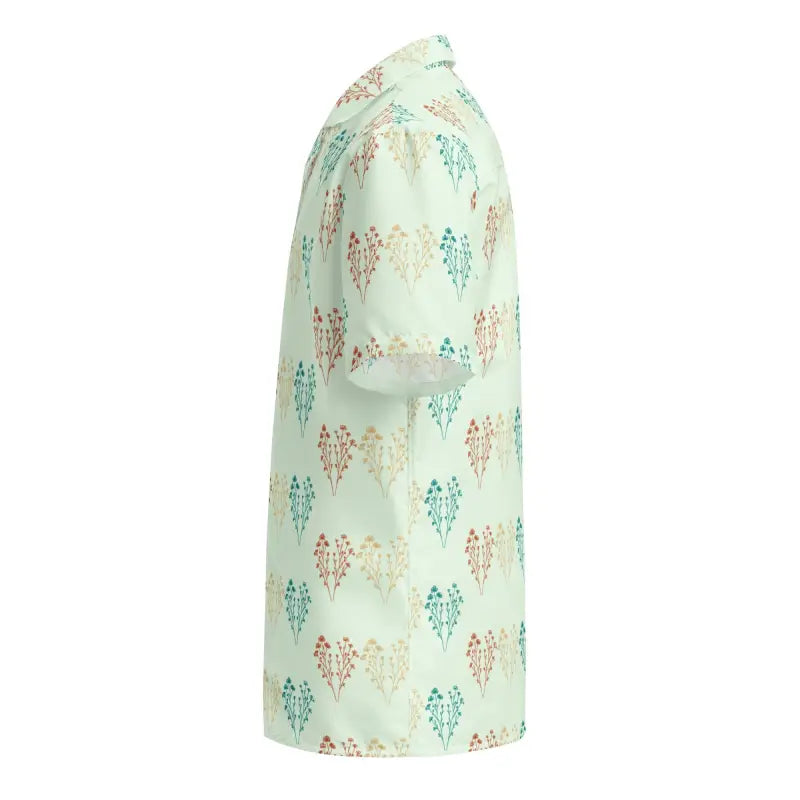 Wild Flowers Button Shirt - Eco-Friendly Summer Style - DipaliZ