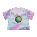 Vibrant Tie Dye Crop Tee - Relaxed Fit Sustainable - DipaliZ