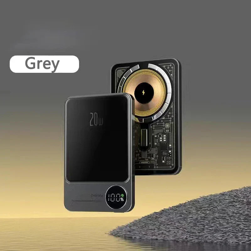 PD20W Fast Charging Magnetic Wireless Cell Phone Charger Mini Power Bank Auxiliary Battery for iPhone Samsung Wireless Charger