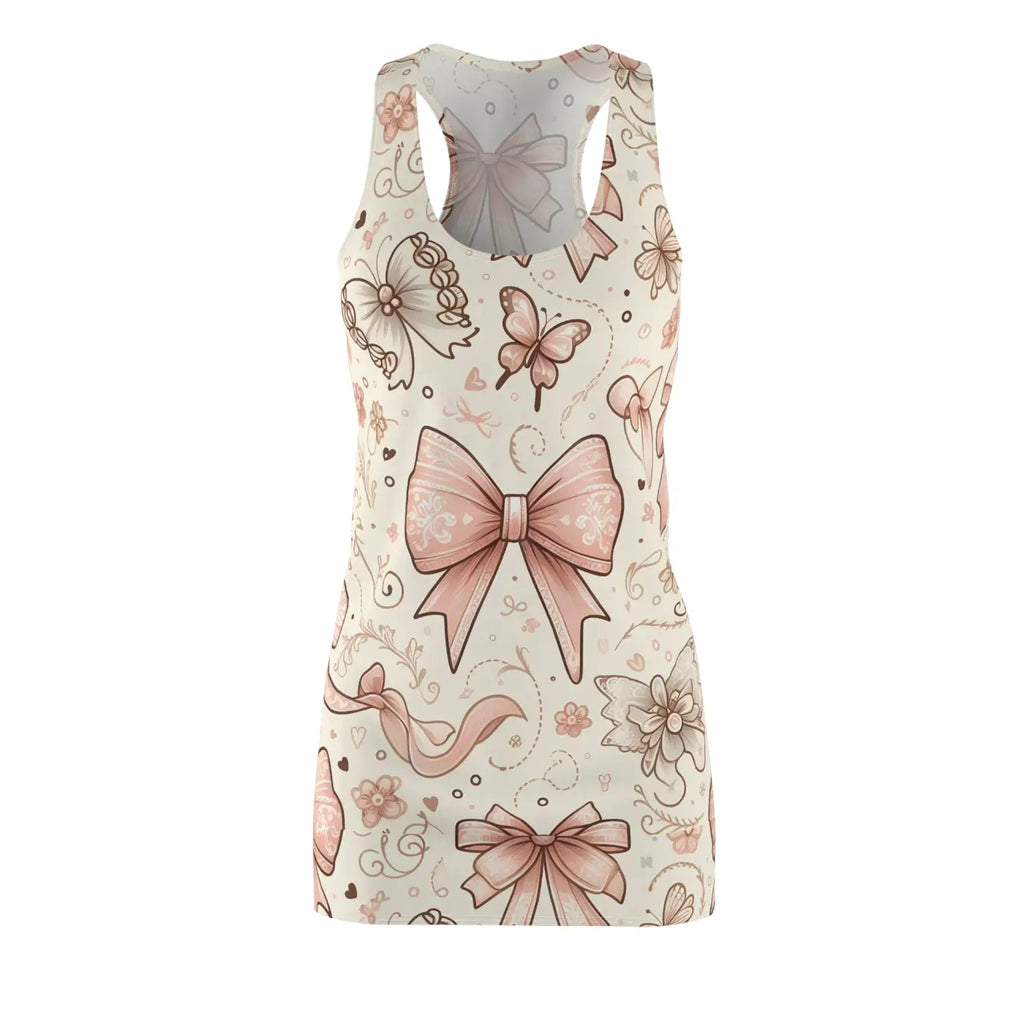 Racerback Dress - Bows and Butterflies Design - DipaliZ