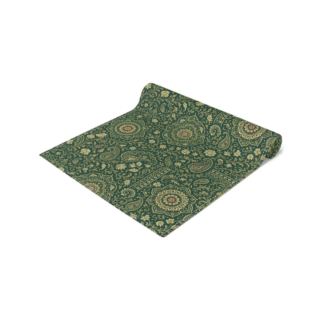 Elegant Cotton Table Runner - Rustic Bohemian Decor - DipaliZ