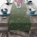 Elegant Cotton Table Runner - Rustic Bohemian Decor - DipaliZ